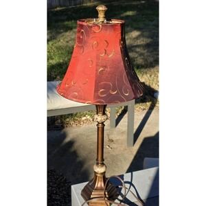 Traditional Table Lamp with Softback Fabric Shade